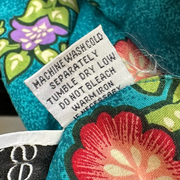 Vibrant Floral Maxi Dress in Teal and Pink Phases VTG 100% cotton - Picture 3 of 15